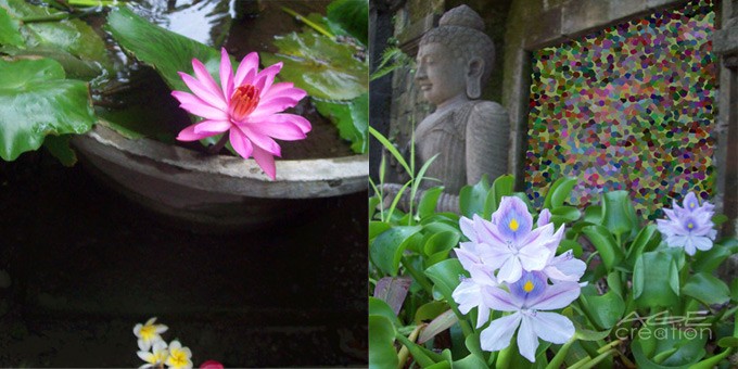 Slider-AboutBali-Flowers&Budha